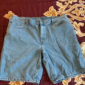 Classic Blue Denim Men's Shorts